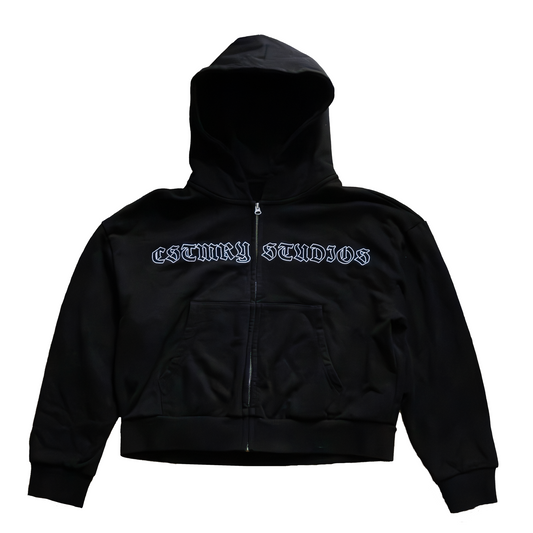 "THE" ZIP UP (BLACK)