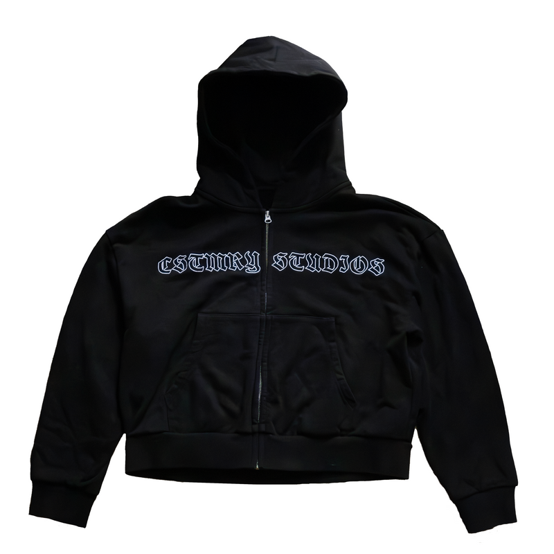 "THE" ZIP UP (BLACK)